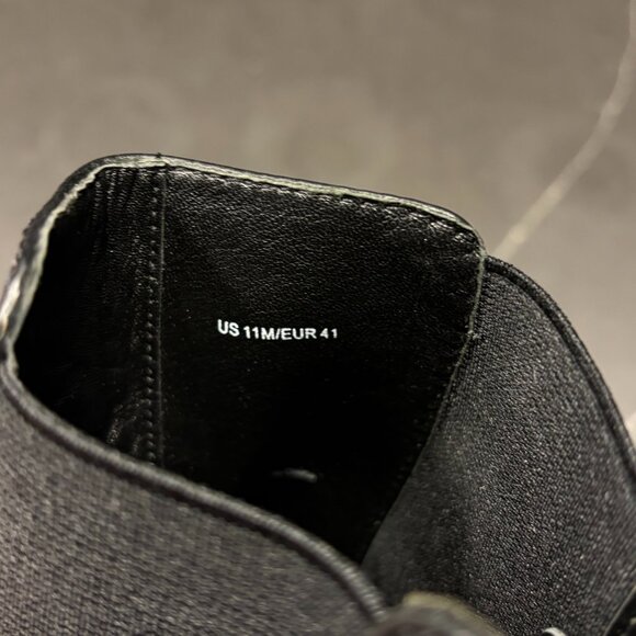 Vince Black Leather Booties Size 11 - Picture 8 of 8